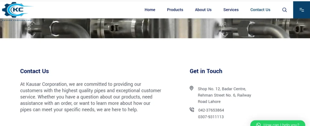 Kausar-Corporation-contect