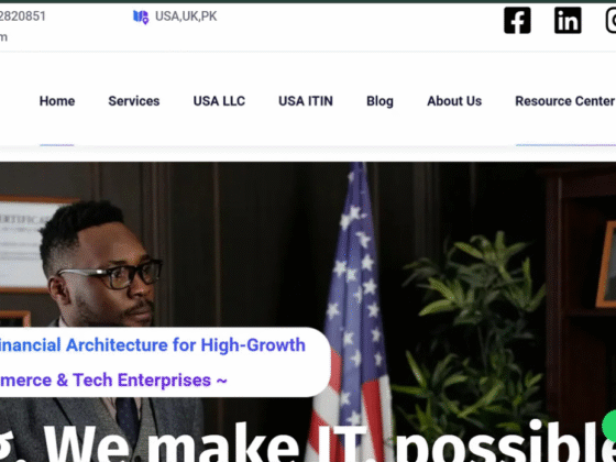 Ecom Finances Company website development